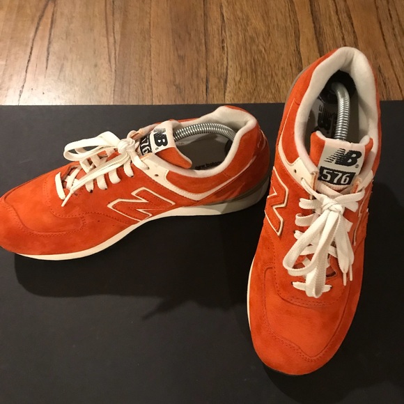 new balance 576 mens Orange